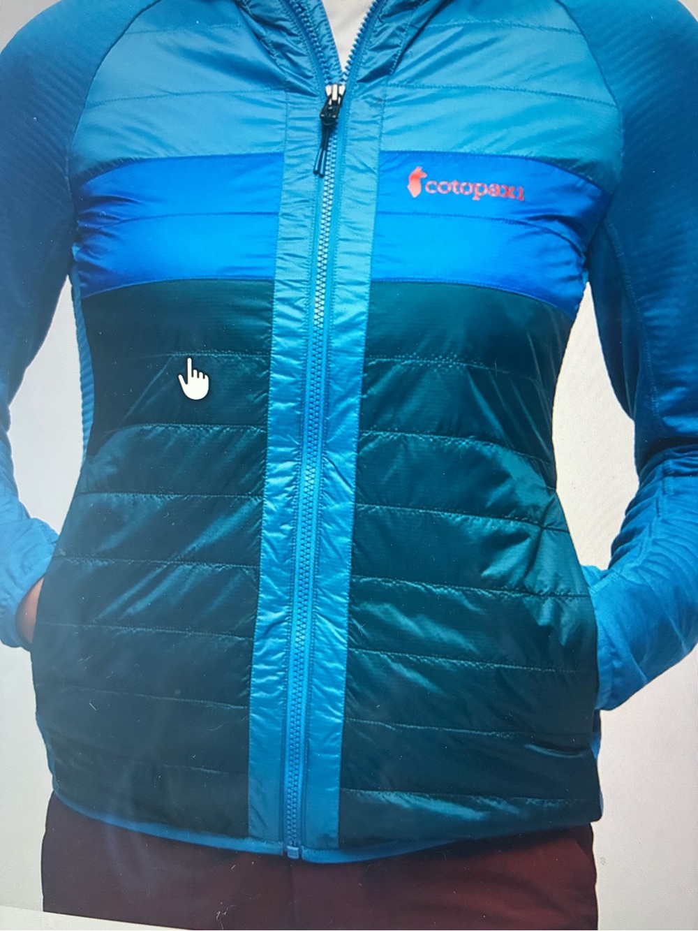 Cotopaxi Capa Hybrid Insulated Jacket in Lake and Abyss XL